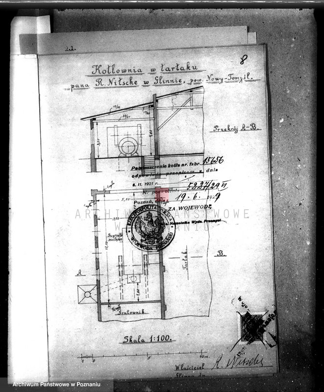 Obraz 12 z jednostki "Tartak w Glinnie, pow. nowotomyski, własność R. Nitsche nr woj. 2349"