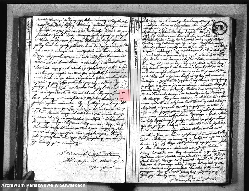 image.from.unit.number "Akta urzędnika stanu cywilnego gminy i parafii sereyskiey zaślubionych od dnia 1-go stycznia 1818 do ostatniego grudnia tegoż roku"