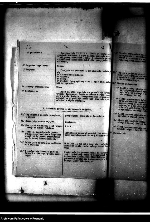 Obraz 19 z jednostki "Parcelacja majątku Miniszew"