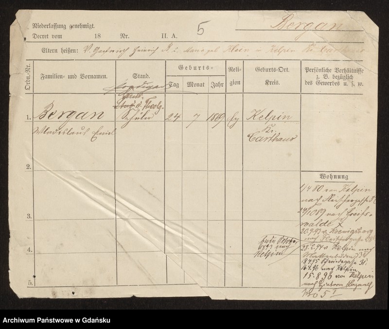 image.from.unit.number "Karty meldunkowe: Bergan - Berlau"