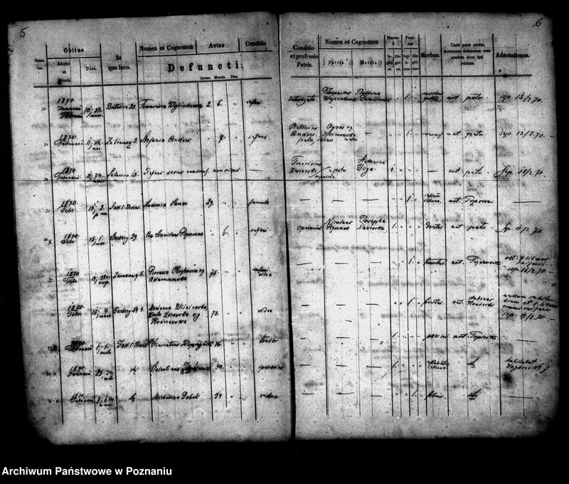 Obraz 4 z jednostki "Księga zgonów"