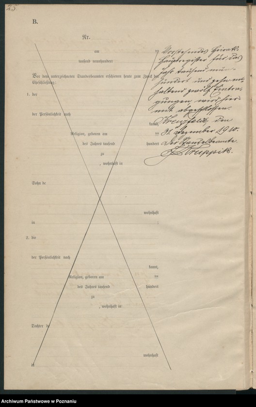 Obraz 15 z jednostki "Heirats-Haupt-Register"