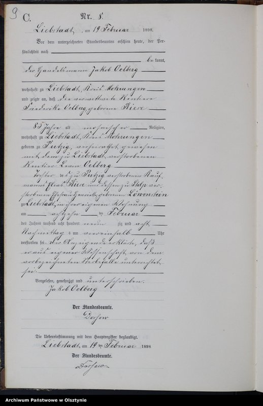 image.from.unit.number "Sterbe-Neben-Register Nr 1 - 46"
