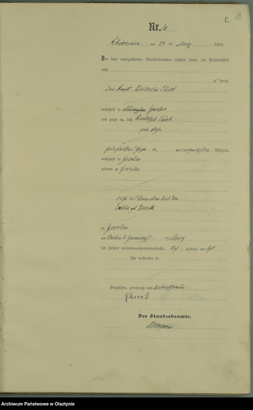 image.from.unit.number "Sterbe-Haupt-Register Nr 1 - 71"