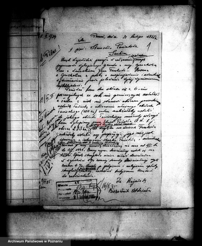 Obraz 5 z jednostki "/Majątek Grocholin prawo polowania na gruntach wykupionych/"