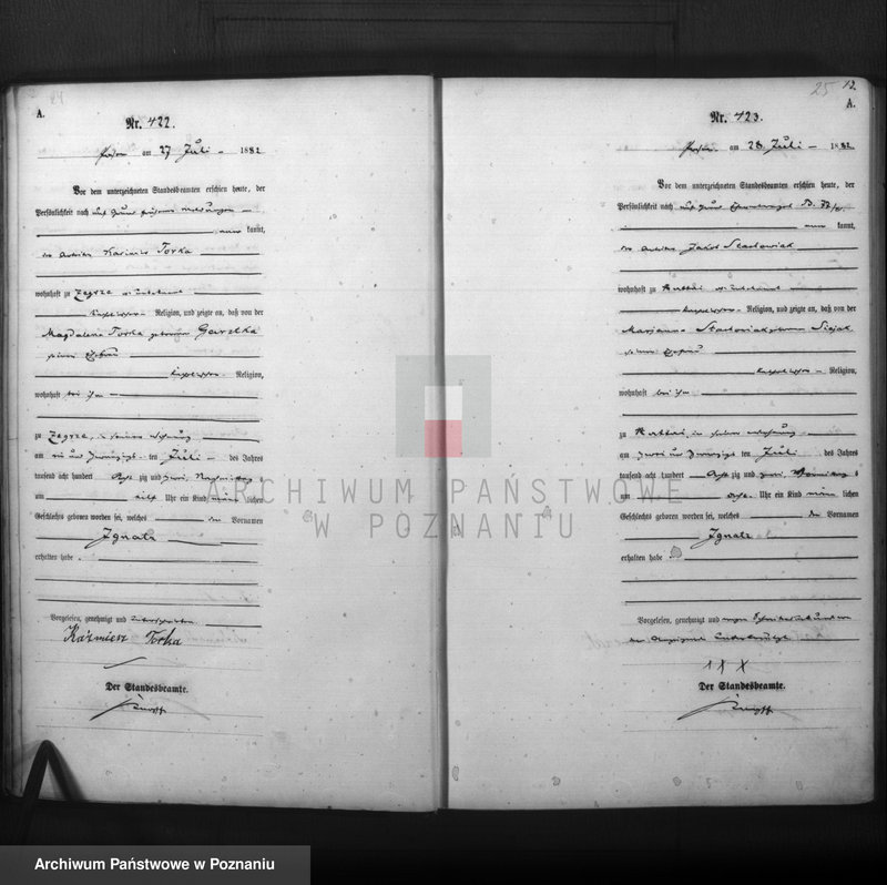 image.from.unit.number "Księga urodzeń t. II"