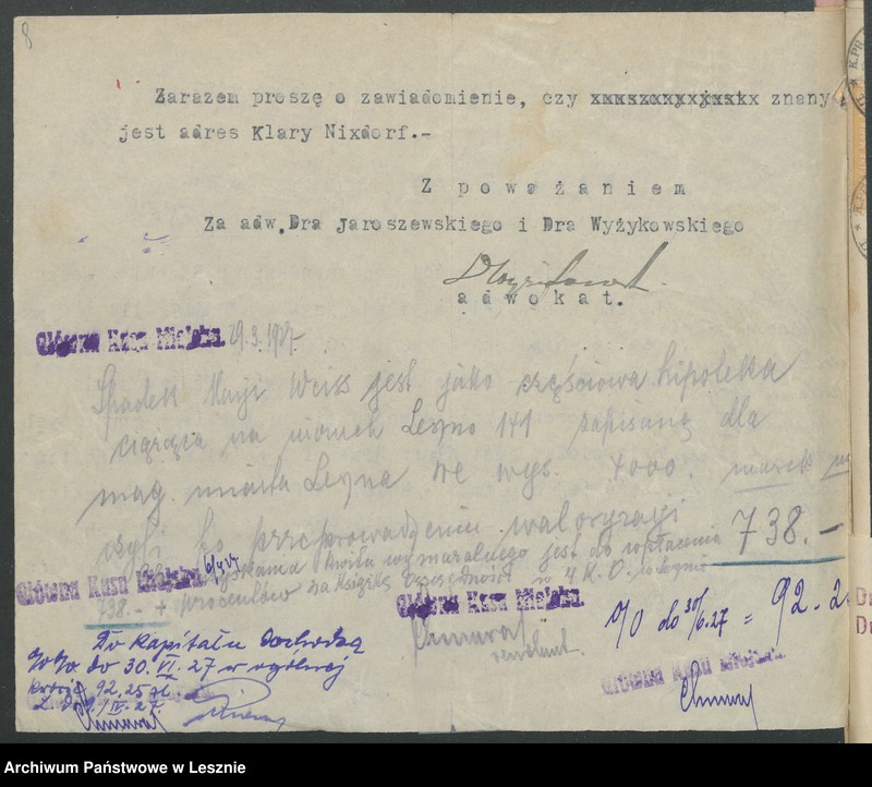 Obraz 11 z jednostki "[Różne hipoteki]"