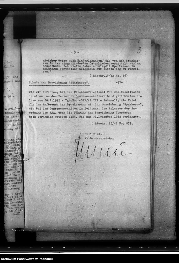 Obraz 7 z jednostki "Rundschreiben der Sparkassen und Giroverbandes Wartheland"