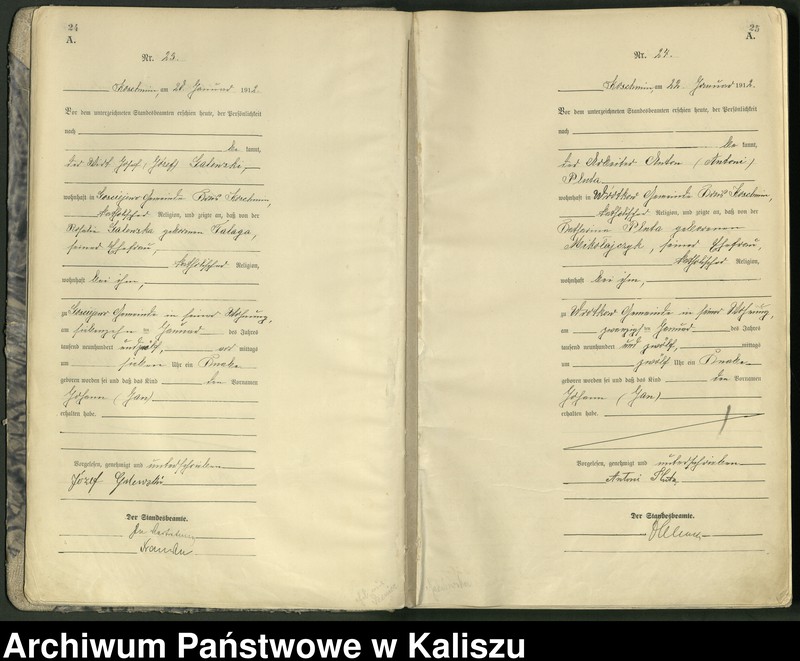 Obraz 16 z jednostki "[Księga urodzeń]"