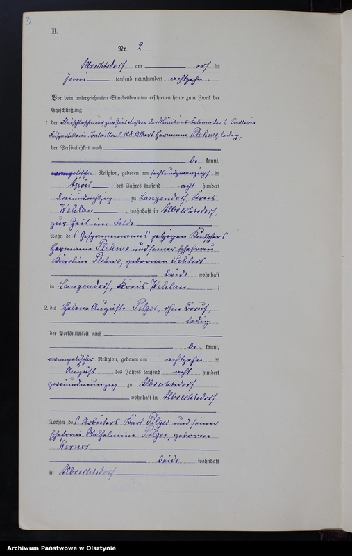 image.from.unit.number "Heiraths-Neben-Register Nr 1 - 10 [ Księga małżeństw - wtóropis ]"