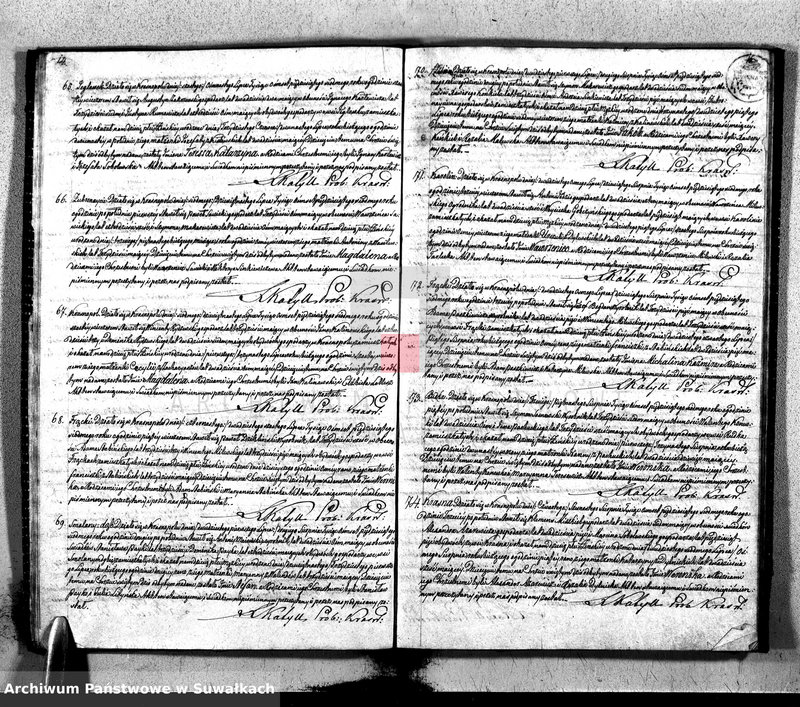 image.from.unit.number "Dupplikat Urodzonych, Zaślubionych i Umarłych Parafii Krasnopolskiej 1857 roku."