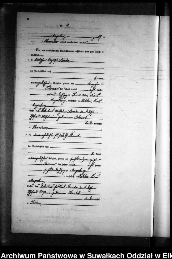 image.from.unit.number "Heirats-Neben-Register des Preussischen Standes-Amtes Kehlen Kreis Angerburg"