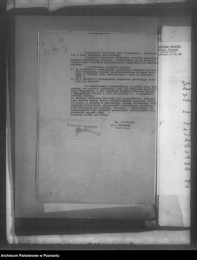 Obraz 15 z jednostki "Parcelacja majątku państwowego Kopojno powiatu konińskiego"