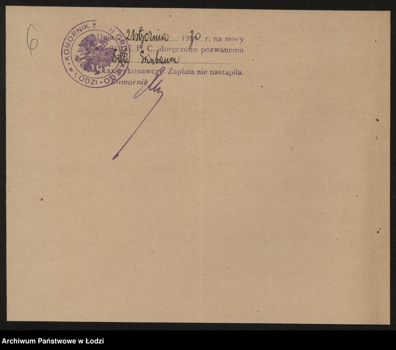 Obraz 8 z jednostki "Gitla Grynbaum- drobna sprzedaż mięsa"