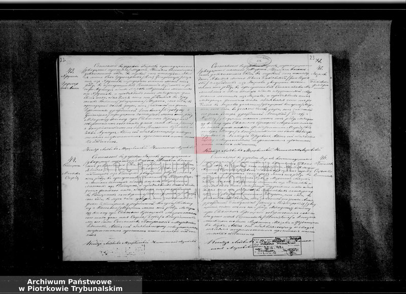 Obraz 16 z jednostki "[Księga duplikat aktów urodzonych, zaślubionych i zmarłych]"