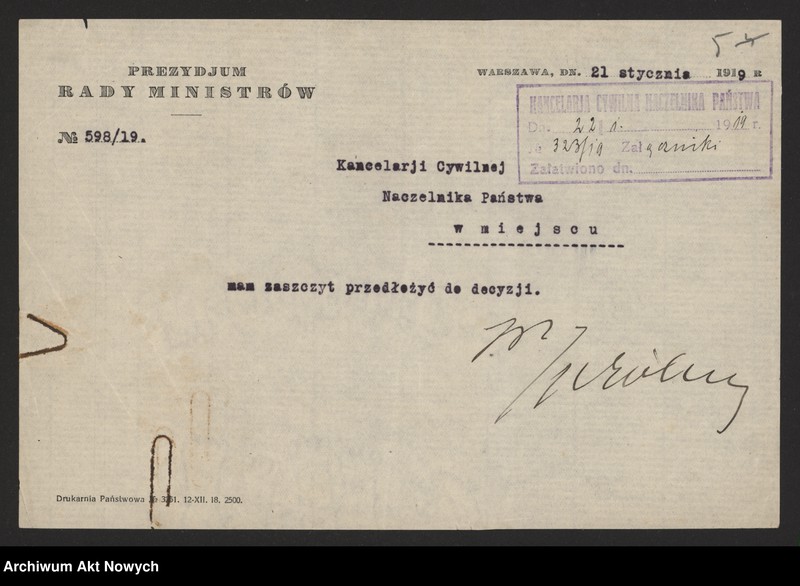 image.from.unit.number "(Reskrypty Naczelnika Państwa dotyczące skrócenia rocznego terminu zapozwu w sprawach rozwodowych rozpatrywanych przez Ewangelicko - Reformowany Sąd Konsystorski)"