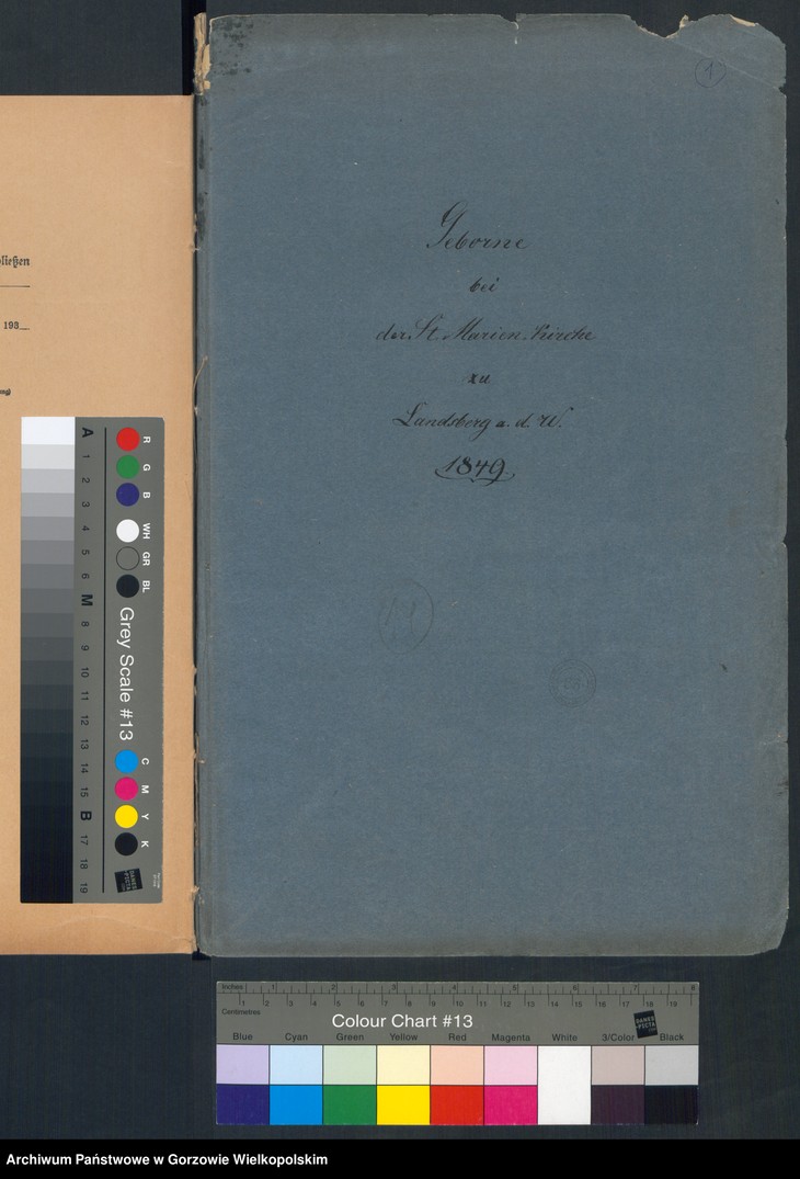 image.from.unit.number "Duplikate der Hauptkirche zu Landsberg an der Warthe (zawiera też księgę zgonów Konkordien Kirche z 1849 r.)"