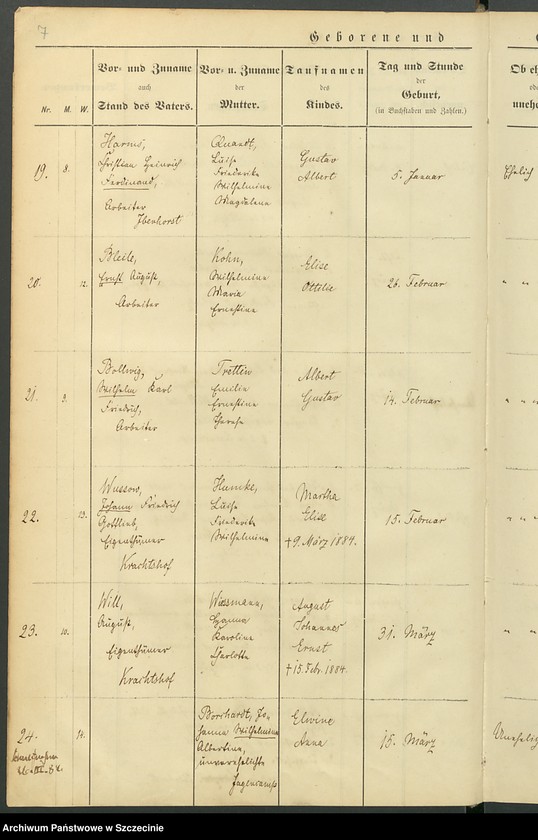 image.from.unit.number "Kirchenbuch. Lübzin (Lubczyna, now.)."