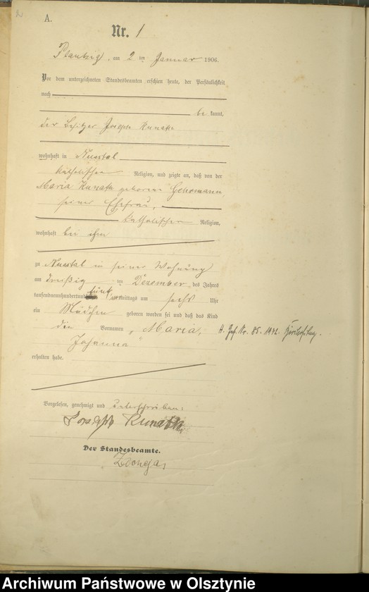 image.from.unit.number "Geburts-Haupt-Register Nr 1 - 33"