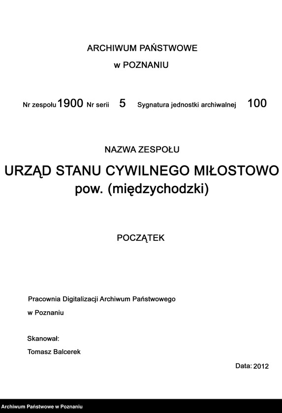 Obraz 3 z jednostki "Akta zbiorowe rejestracji stanu cywilnego do księgi małżeństw z roku 1891"