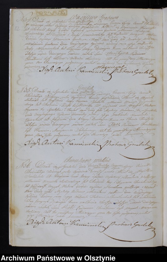 image.from.unit.number "Duplikat Aktów Urodzenia, Zaślubień, Zeyścia za Rok 1847 z Parafii Grzebskiey"