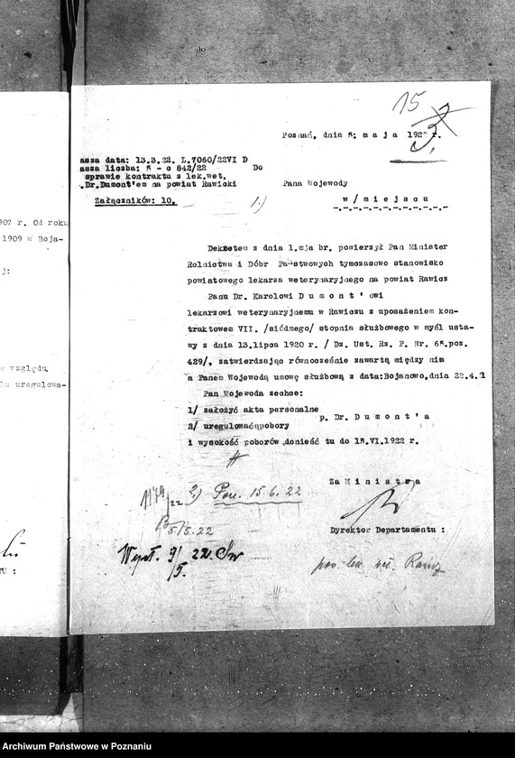 Obraz 19 z jednostki "Pow. lekarz Weterynaryjny Rawicz"