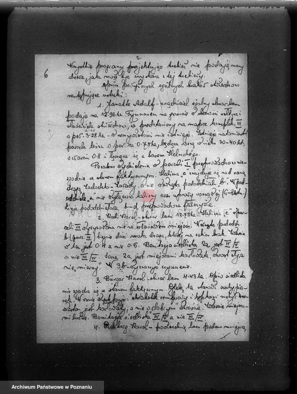 Obraz 11 z jednostki "/Nadzór nad gospodarką leśną/ protokoły badania lasów, programy gospodarcze powiat nowotomyski"