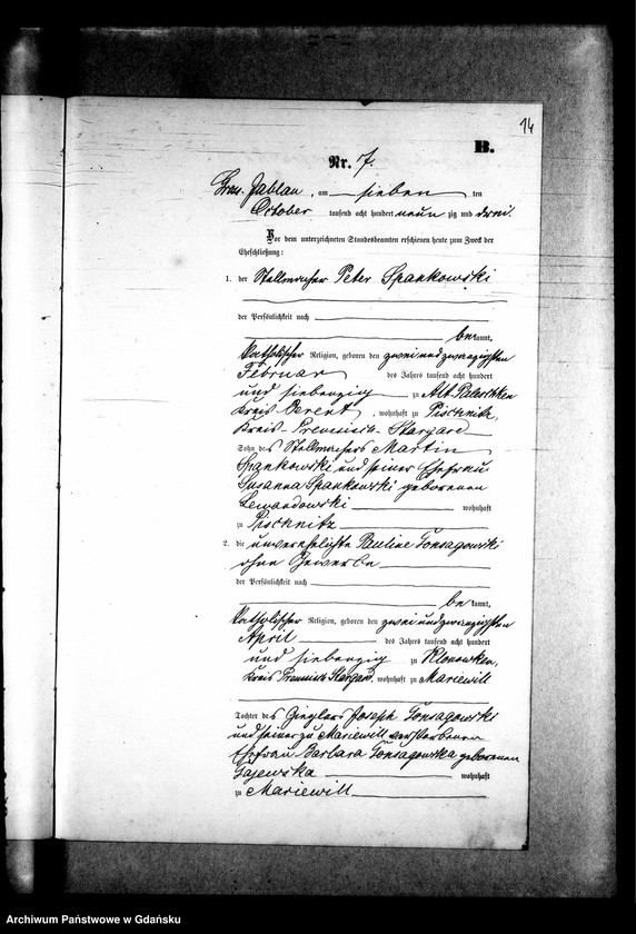 image.from.unit.number "Księga małżeństw"