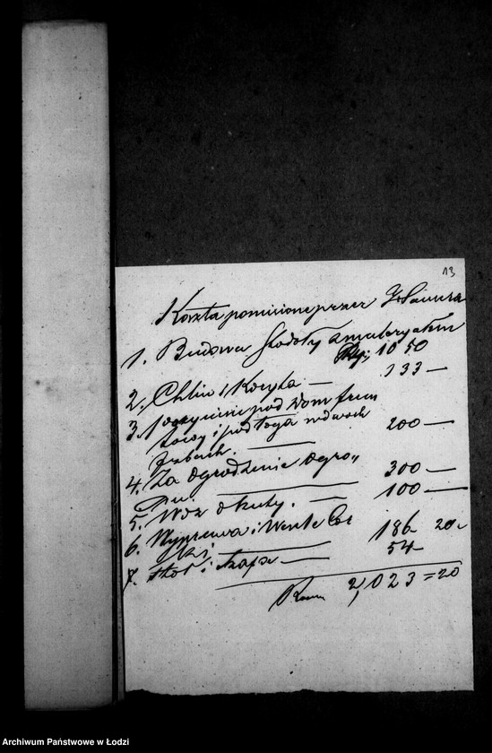 Obraz 17 z jednostki "Akta tyczące się ustanowienia opieki nad nieletnimi po zmarłym Janie Sibert"