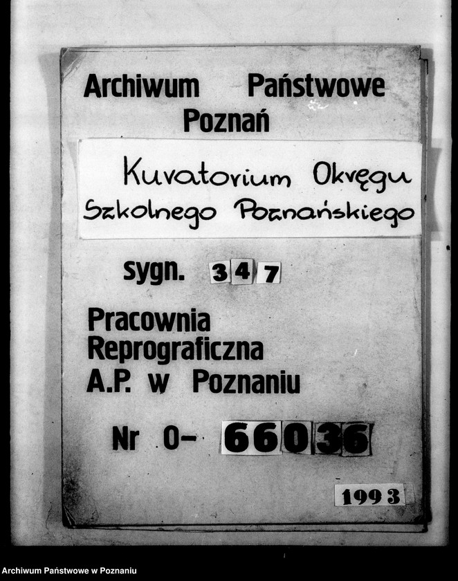 Obraz 1 z jednostki "Państwowe Gimnazjum imienia Bergera - Poznań [między innymi sprawozdanie z egzaminu dojrzałości eksternów i abiturientów]"
