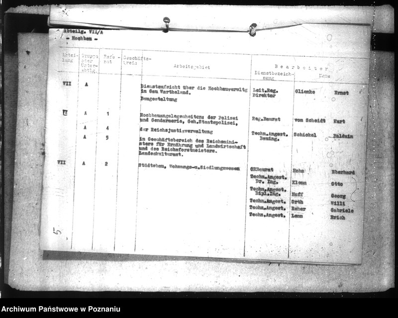 Obraz 9 z jednostki "Geschäftsverteilungspläne der Reichsbauämter"