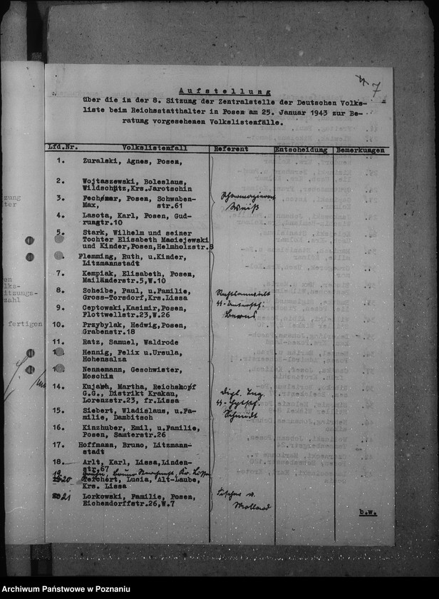 Obraz 11 z jednostki "Achte Sitzung der Zentralstelle der Deutschen Volksliste beim Reichsstatthalter"