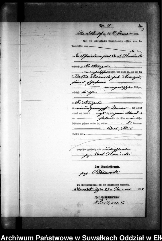 image.from.unit.number "Geburts-Neben-Register des Preussischen Standes-Amtes Gr. Strengeln Kreis Angerburg"