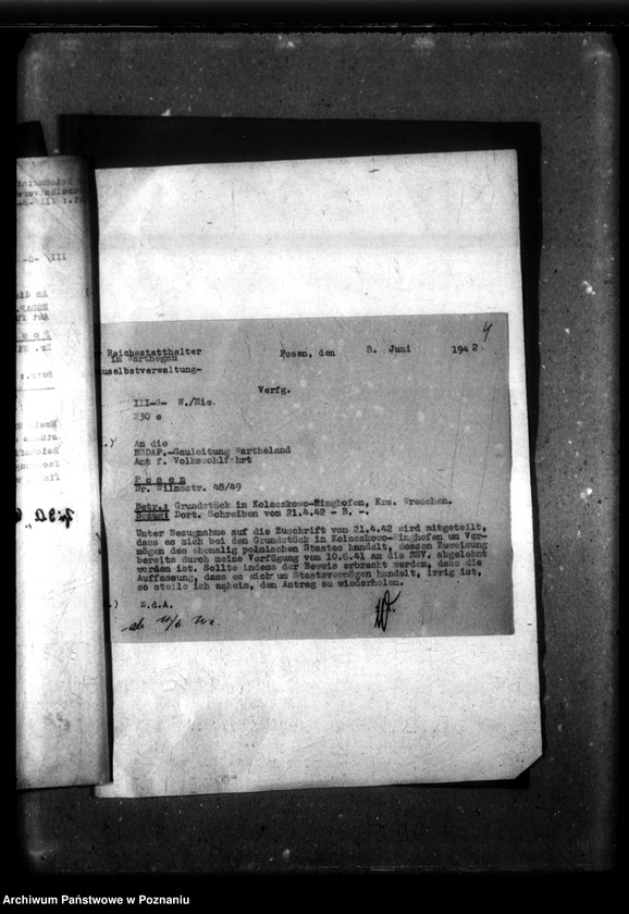 Obraz 8 z jednostki "Katholische Grundstück in Ringhofen [Kolankowo], Kreis Wreschen."