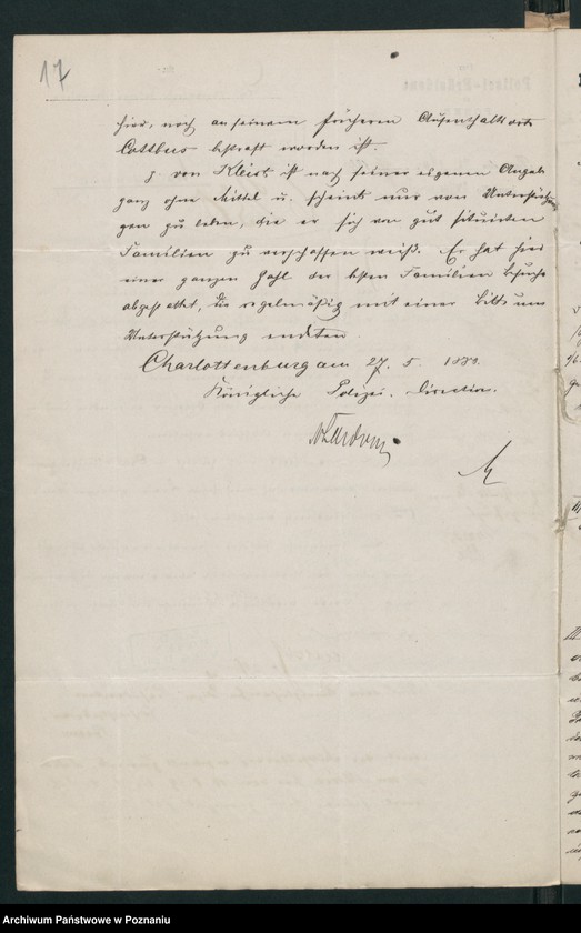 Obraz 20 z jednostki "A. betr. Wilhelm von Kleist, Lieutenant a.D."