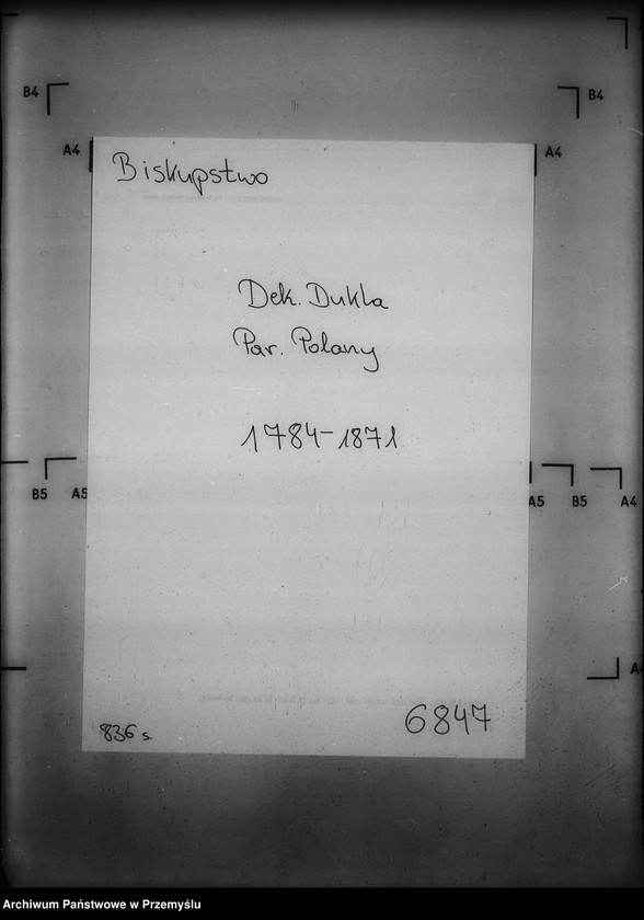 image.from.unit.number "[Kopie ksiąg metrykalnych parafii Polany (dekanat Dukla)]"