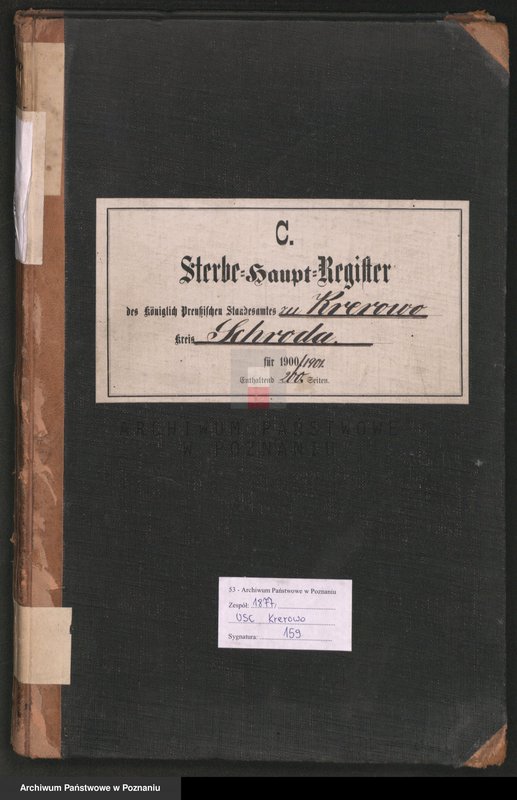 Obraz 3 z jednostki "Sterbe-Haupt-Register"