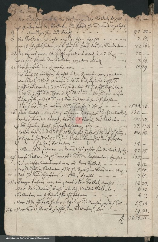 Obraz 10 z jednostki "Extract aus den Stadttrechnungen von extraordinären Expensen; język niemiecki"