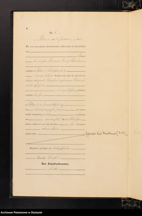 image.from.unit.number "Geburts-Haupt-Register Nr 1 - 118"