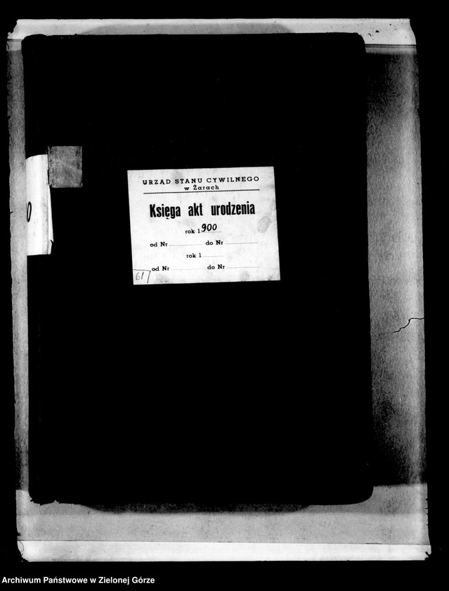 Obraz 4 z jednostki "[Księga akt urodzenia rok 1900-Żary miasto]"