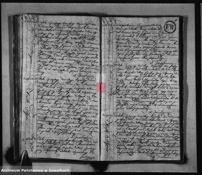 Obraz 16 z jednostki "Akta Zeszłych Gminy Filipowskiey od 1wszego Stycznia 1813 R-u"