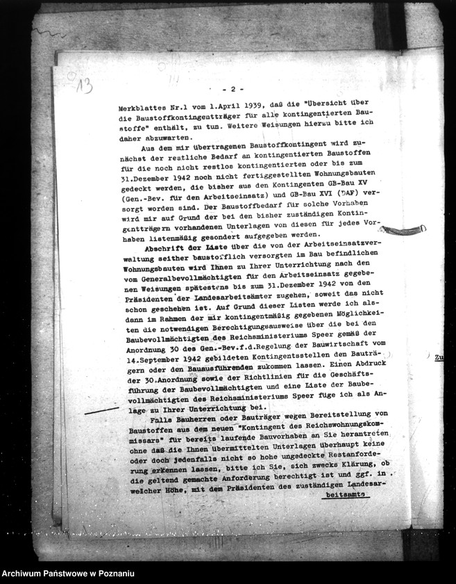 Obraz 17 z jednostki "Przydział materiałów budowlanych na potrzeby komisarza Rzeszy do spraw budowlanych"