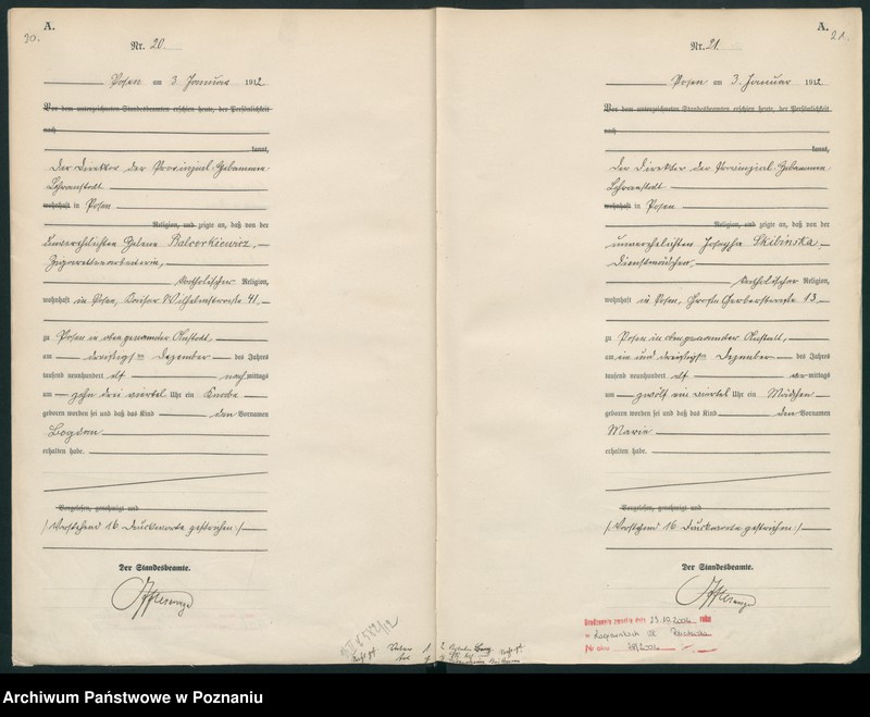 Obraz 13 z jednostki "Księga miejscowa urodzeń tom I [Rejestr główny urodzeń]"