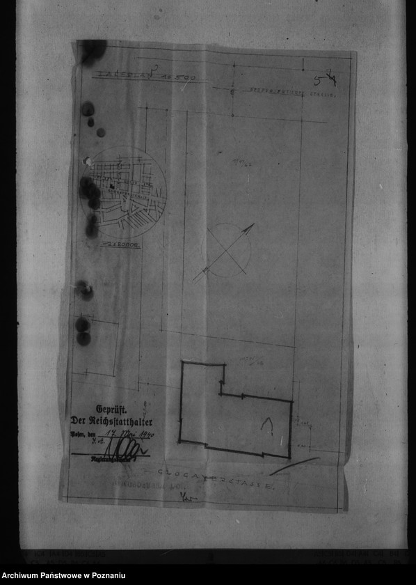 Obraz 9 z jednostki "Buten für die Bauschule, die Meisterschule in Posen, Landwirtschaftsschule in Turek, Textilschule in Litzmannstadt, Schniederinnenschule in Posen"