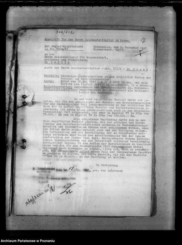 Obraz 11 z jednostki "Haushaltswesen. Mittel für Schülerheime. Reichsbeihilfen an Schüler"