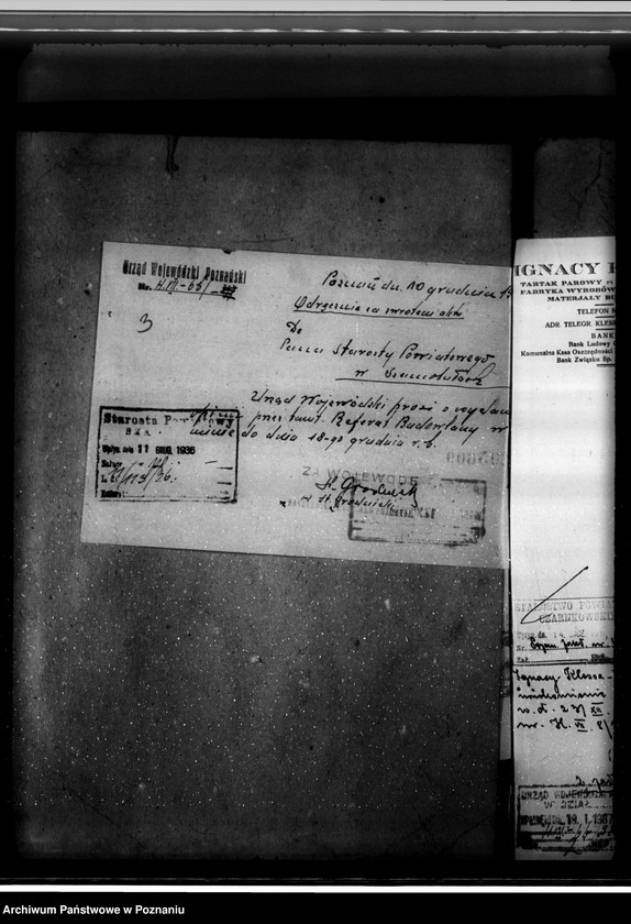 Obraz 7 z jednostki "Zatwierdzenie zakładu przemysłowego / młyn parowy/ Klessy Ignacego w Czarnkowie"