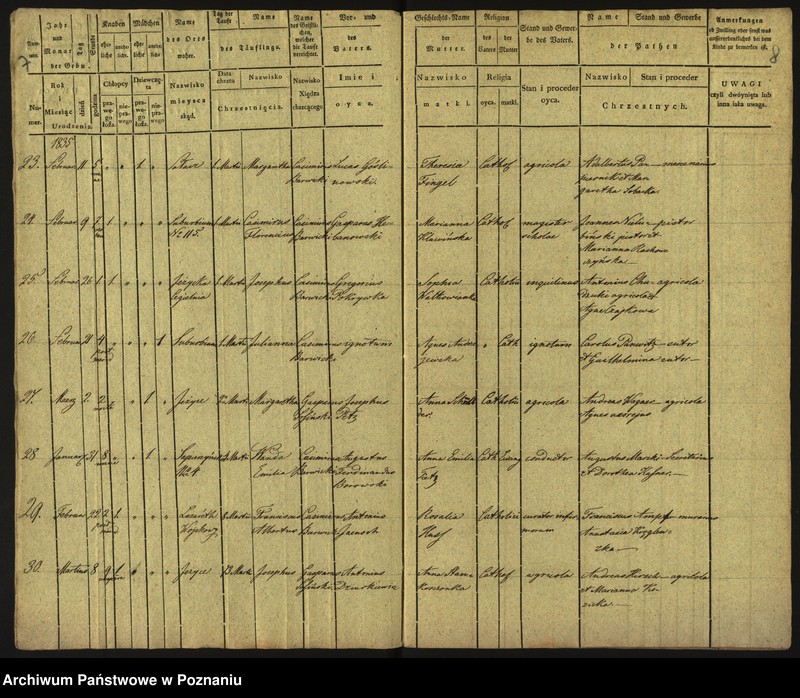 Obraz 7 z jednostki "Księga urodzeń"