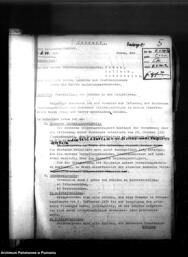 Obraz 9 z jednostki "Korespondencja w sprawie zarządzeń i ich przygotowania do publikacji w dzienniku urzędowym"