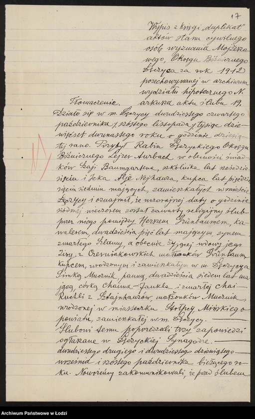 Obraz 19 z jednostki "Hersz Grynbaum – sprzedaż towarów kolonialno-spożywczych i wyrobów tytoniowych"