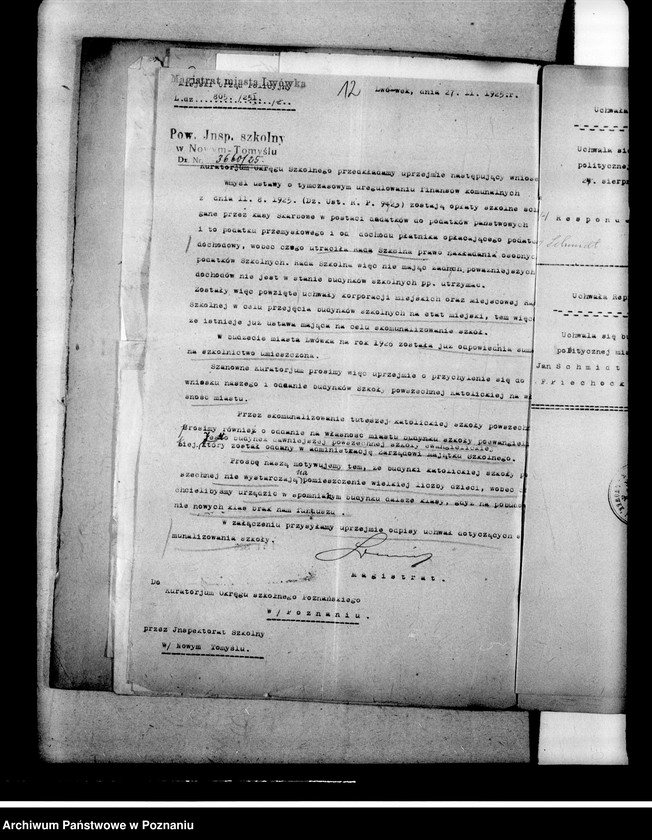 Obraz 18 z jednostki "Zarząd majątkiem szkolnym byłej szkoły ewangelickiej we Lwówku, powiat nowotomyski"